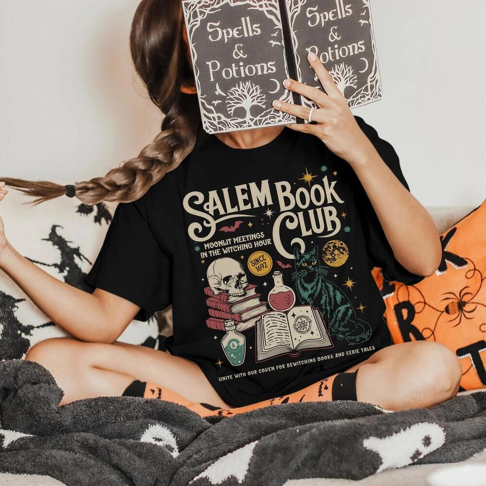 Salem Book Club Shirt Salem Shirt 1692 Shirt Salem Massachusetts Shirt